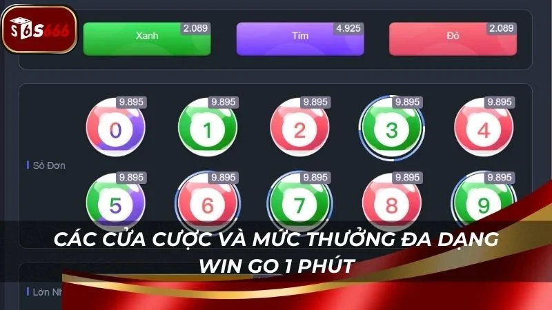 Các cửa cược đa dạng để người chơi tha hồ chọn